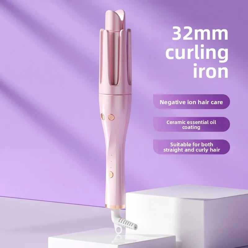 New Automatic Curling Iron Curling Straight Dual-purpose Splint Electric Rotating Curling Hair Negative Ion Comb