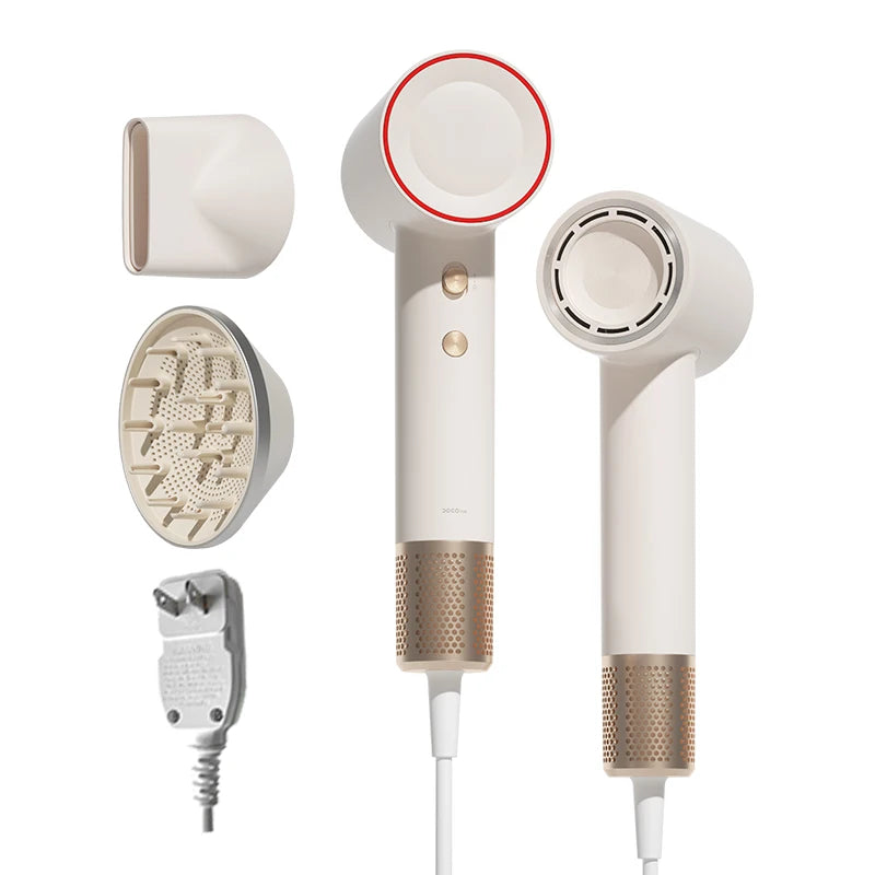 High Speed Hair Dryer 110V~ US 110,000 RPM 600M Negative Ions ALCI Plug Lightweight Ionic Blow Dryer Fast Drying Hair care professional DOCO LAB