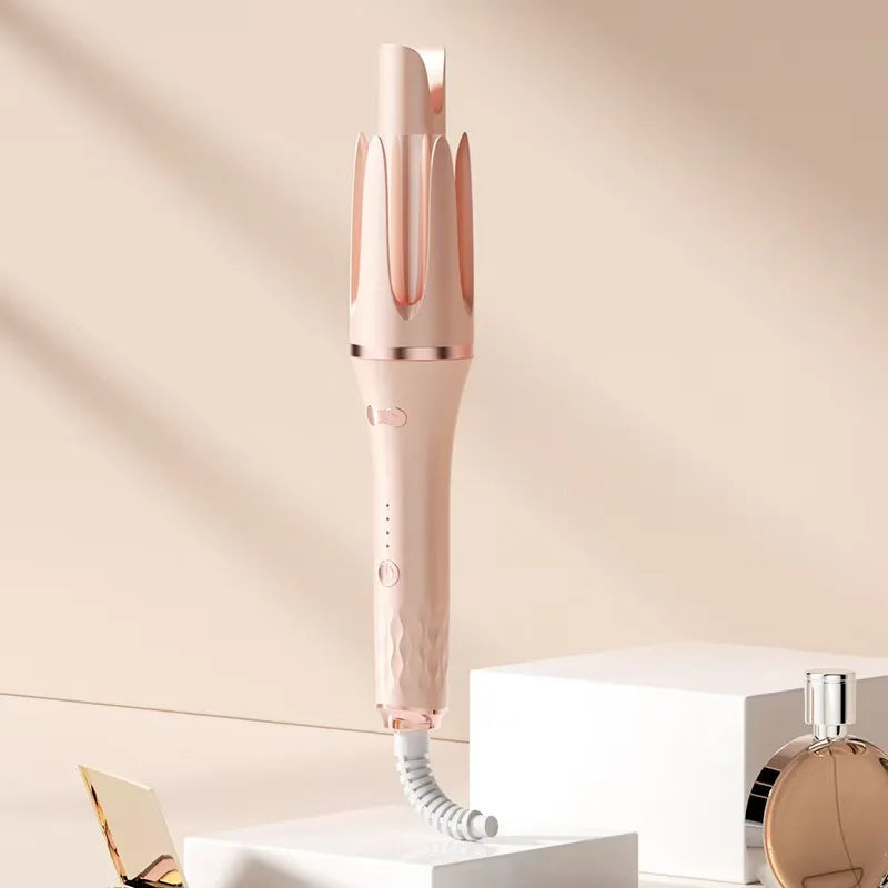 Fully Automatic Curling Iron Anti-Tangle Hair Curler with Negative Ions Latest Curling Wand Hair Curler for Long-Lasting Styling