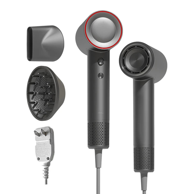 High Speed Hair Dryer 110V~ US 110,000 RPM 600M Negative Ions ALCI Plug Lightweight Ionic Blow Dryer Fast Drying Hair care professional DOCO LAB