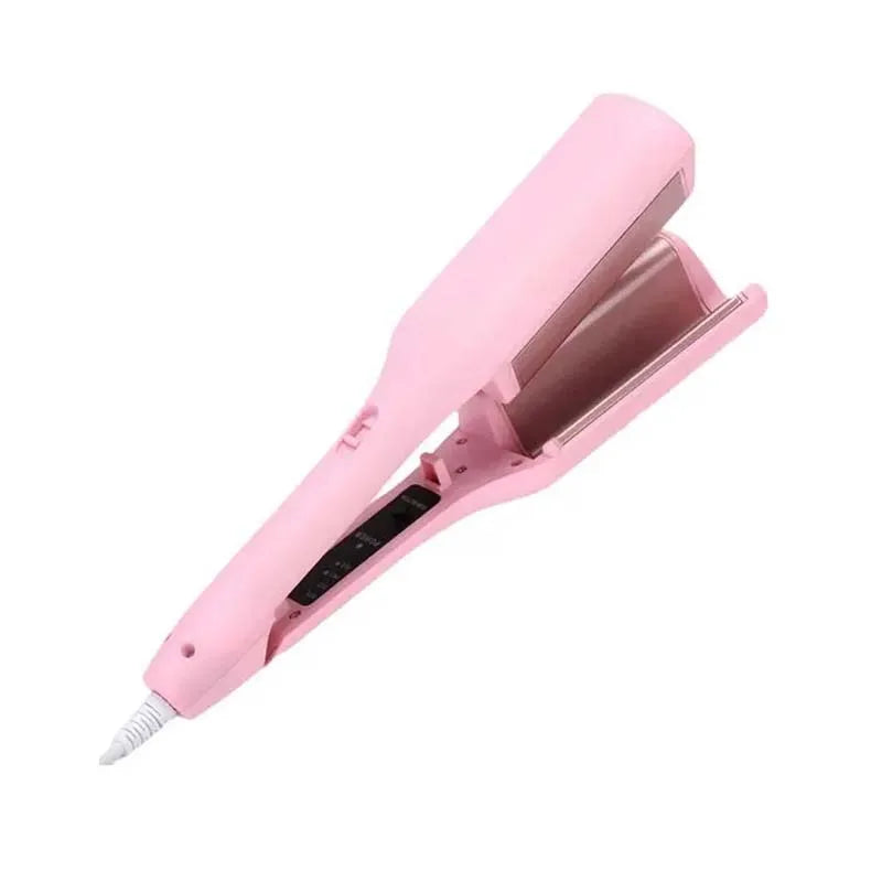 32mm French Hair Curler Wave Professional Egg Roll Hair Curling Iron Corrugated Wavy Styler Fast Heating Volumizing Styling Tool