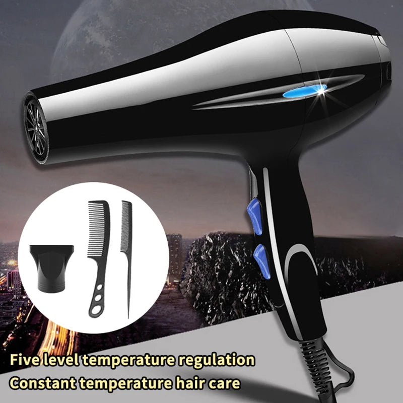 Hair Dryer 1800W Professional Powerful Hair Dryer Fast Heating Hot And Cold Adjustment Ionic Air Blow Dryer with Air Collecting