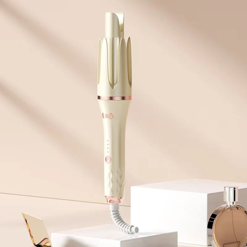 Fully Automatic Curling Iron Anti-Tangle Hair Curler with Negative Ions Latest Curling Wand Hair Curler for Long-Lasting Styling
