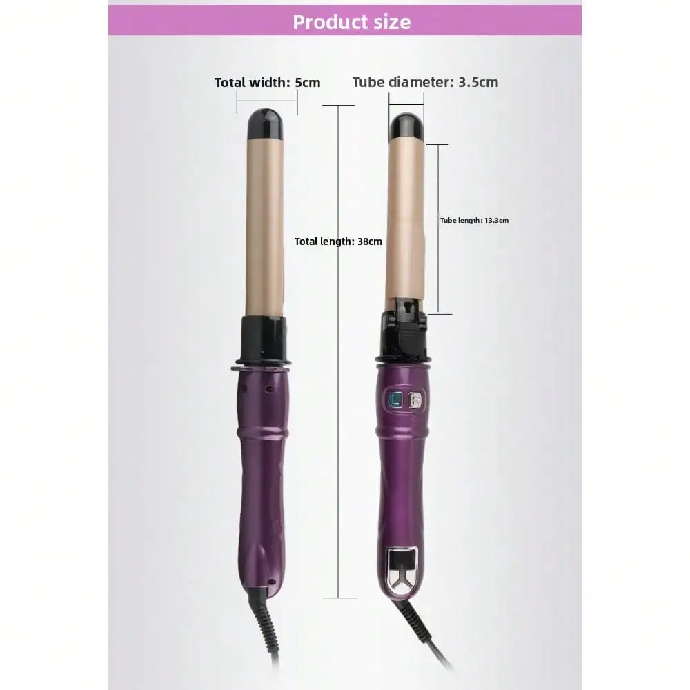 Auto Rotating Electric Hair Curler For Men Women Home Dressing Room Hairstyling 1PC Birthday Gift Anti-Scald Ceramic Constant Temperature Long Lasting Curls Travel Outdoor Business Trip Beauty Salon & Family Bathroom Create n