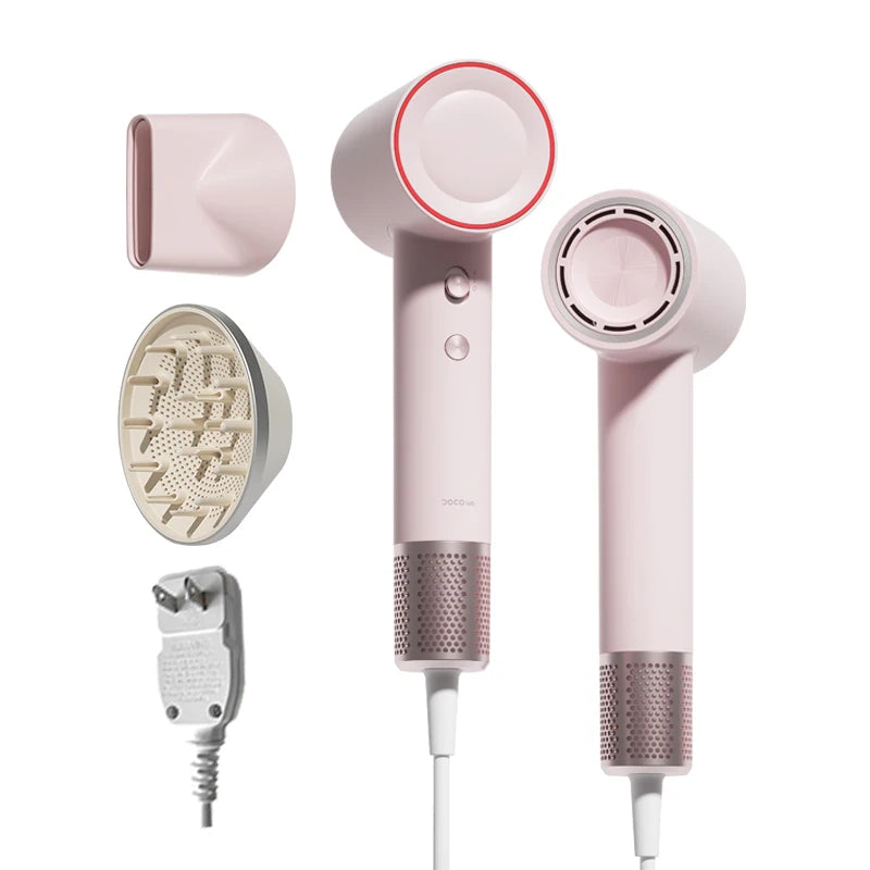 High Speed Hair Dryer 110V~ US 110,000 RPM 600M Negative Ions ALCI Plug Lightweight Ionic Blow Dryer Fast Drying Hair care professional DOCO LAB