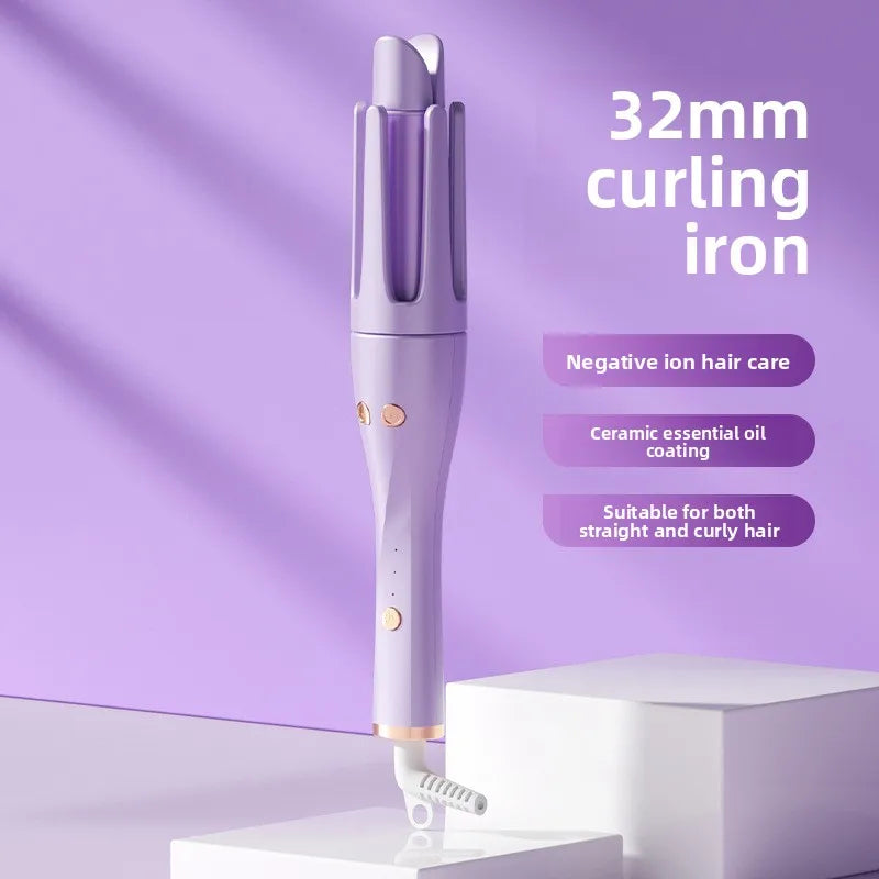 New Automatic Curling Iron Curling Straight Dual-purpose Splint Electric Rotating Curling Hair Negative Ion Comb