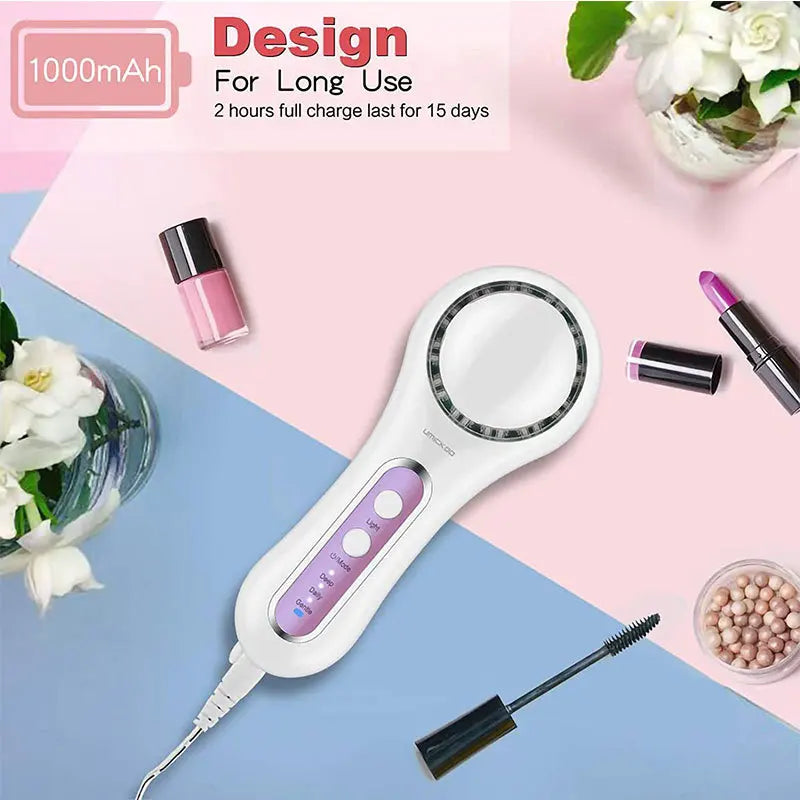 Electric Face Scrubber Exfoliator Facial Cleansing Brush with 5 Brush Heads for Skin Care Exfoliating Massager Deep Cleansing